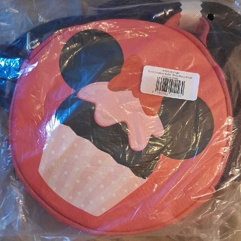 Disney Minnie Mouse Cupcake Crossbody Bag, Brand New